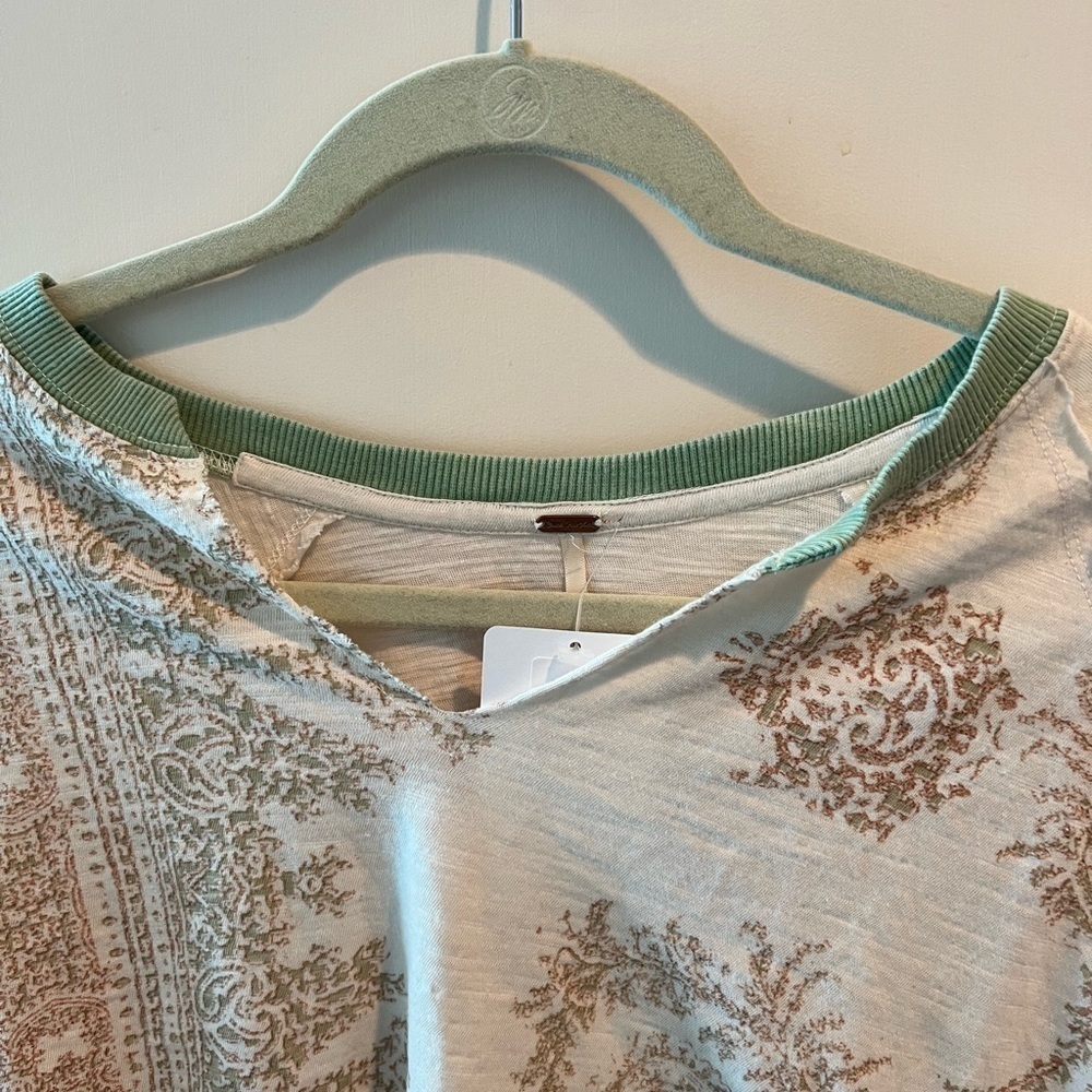 Free People True Perfection Tee In Almond Milk - Picture 9 of 16